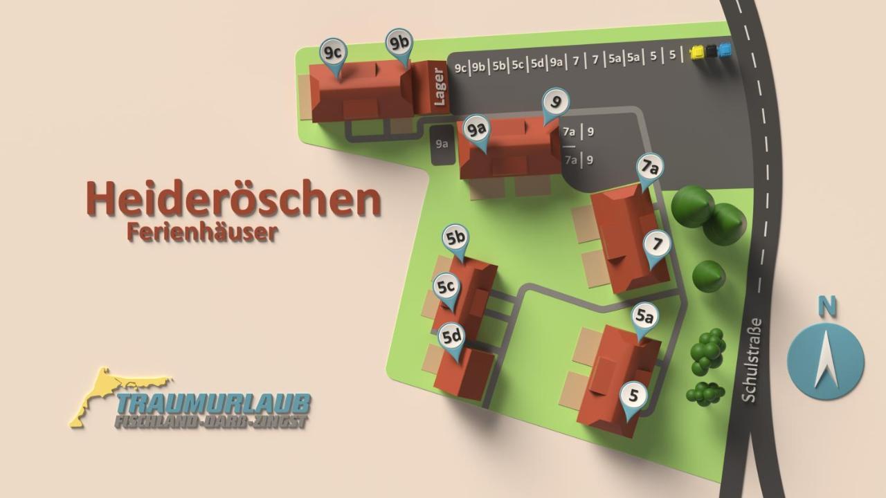 Heideroeschen Park Heideroeschen 5C Villa Цингст Екстериор снимка